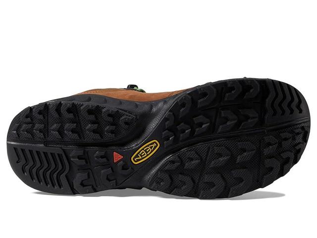 KEEN NXIS Explorer Mid Waterproof (Bison/Golden Yellow) Women's Shoes Product Image