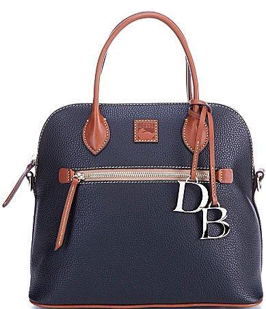 Dooney  Bourke Pebble Collection Large Domed Satchel Bag Product Image