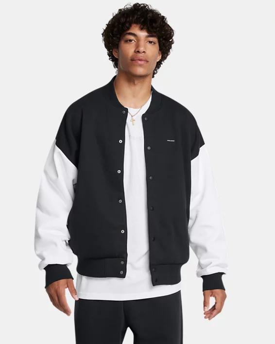 Mens UA Icon Heavyweight Fleece Oversized Bomber Product Image