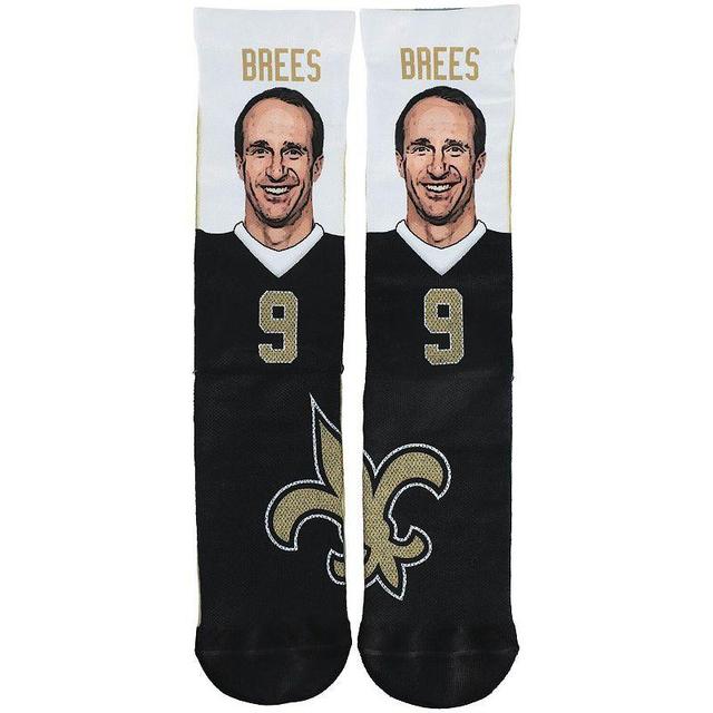 Mens For Bare Feet Drew Brees New Orleans Saints Career Highlights Crew Socks Product Image