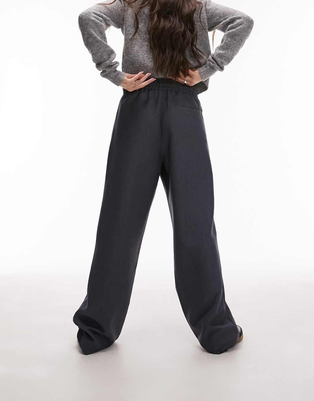 Topshop straight leg smart sweatpants Product Image