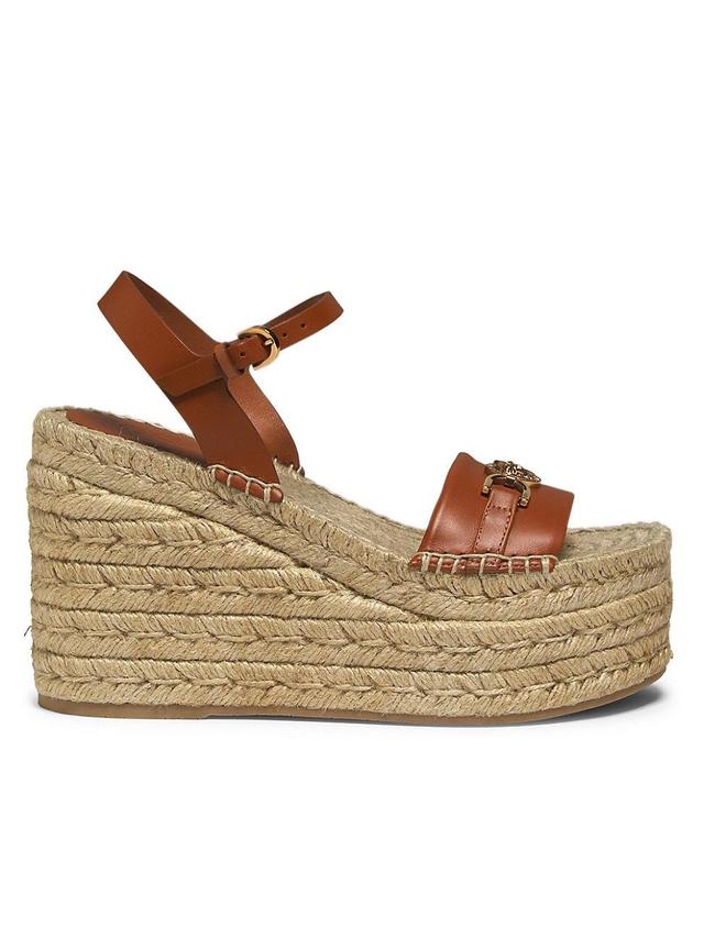 Womens Medusa 70MM Leather Wedges Product Image