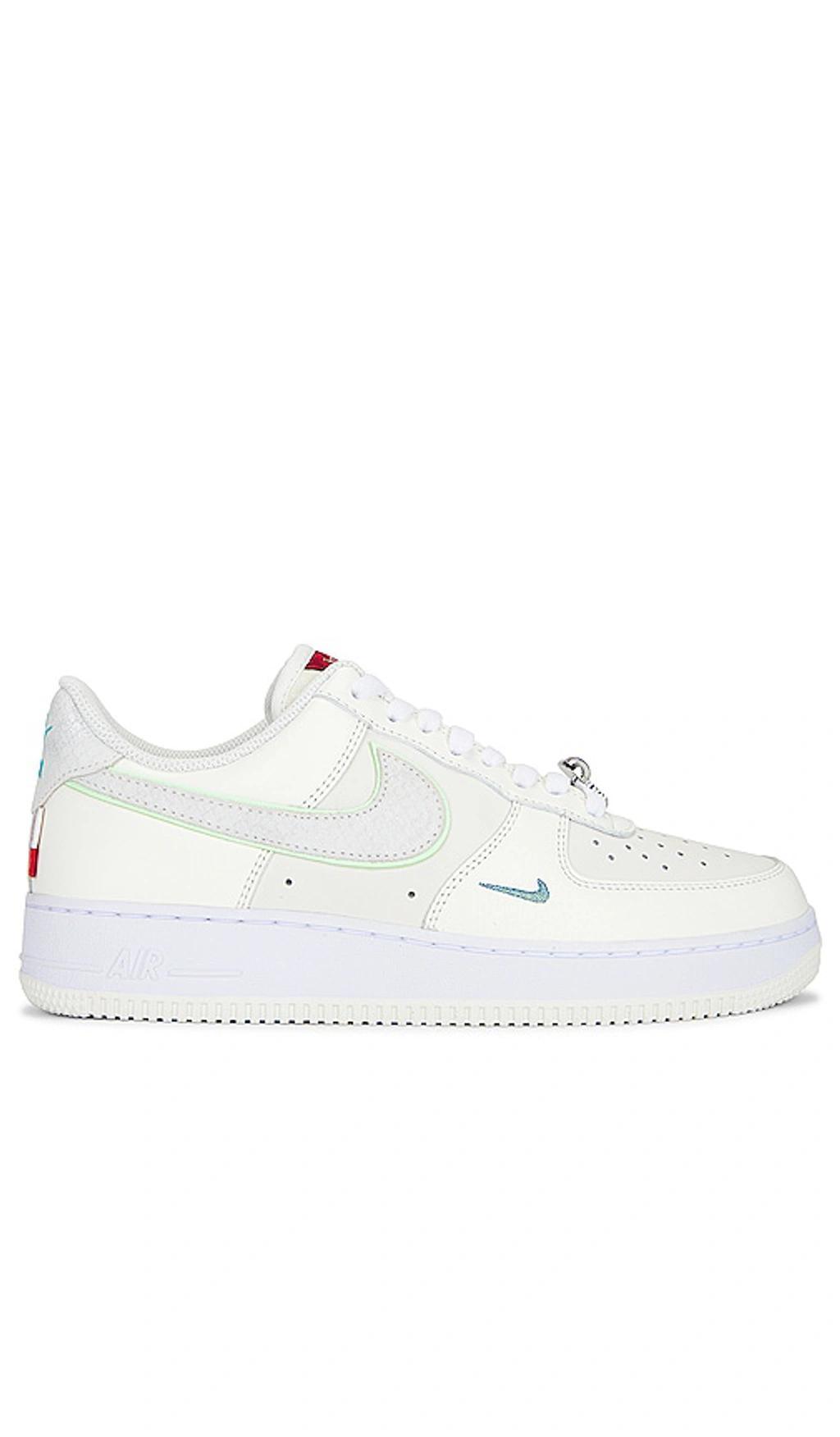 NIKE Air Force 1 '07 In Sail  Vapor Green  White  & University R Product Image