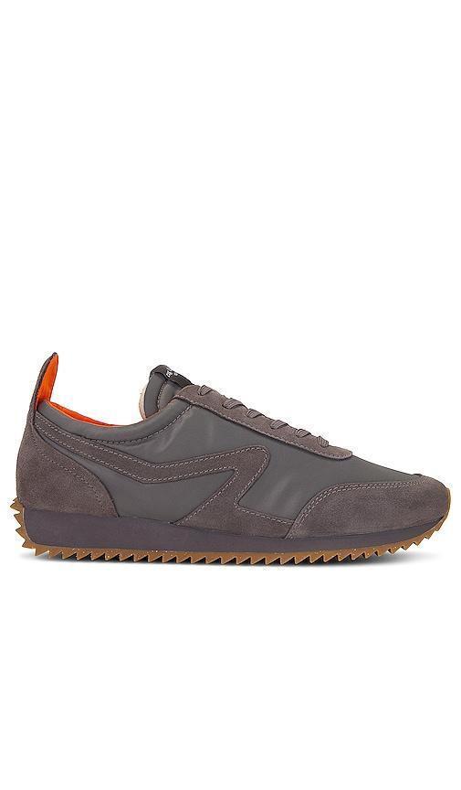 Rag & Bone Retro Runner Bomber Sneaker in Grey. Size 45. Product Image