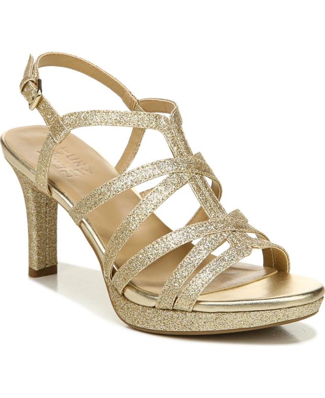 Naturalizer Baylor Glitter Strappy Platform Dress Sandals Product Image