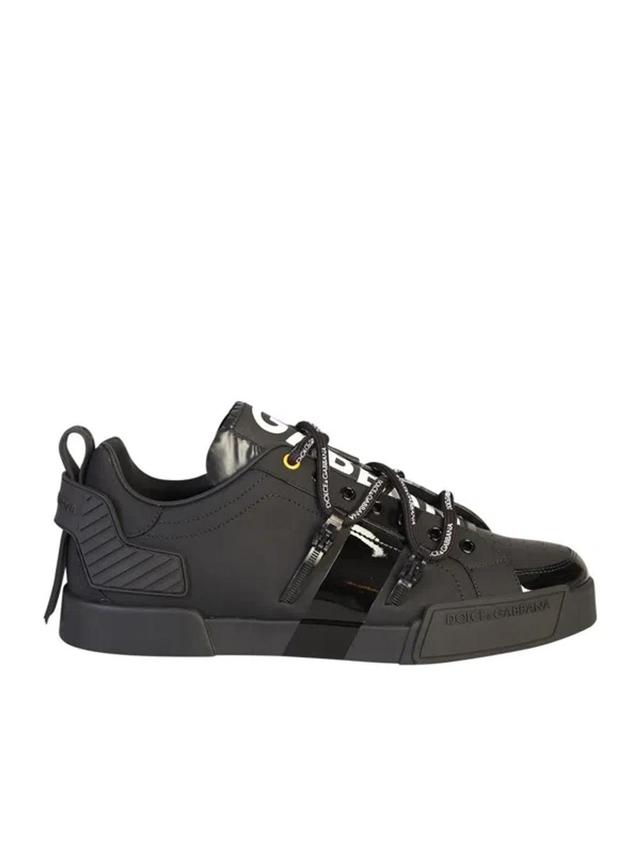 Branded Sneakers In Black Product Image