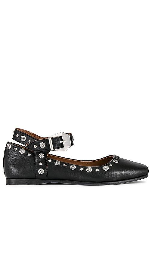 Free People Mystic Mary Jane Flat in Black. Size 37.5, 38.5, 39, 39.5, 40, 41. Product Image