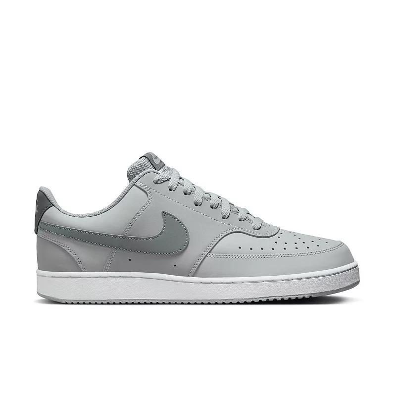 Nike Court Vision Low Mens Shoes Grey Gray White Product Image