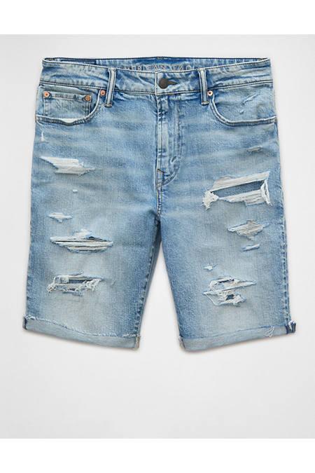 AE AirFlex 9 Ripped Denim Short Mens Product Image