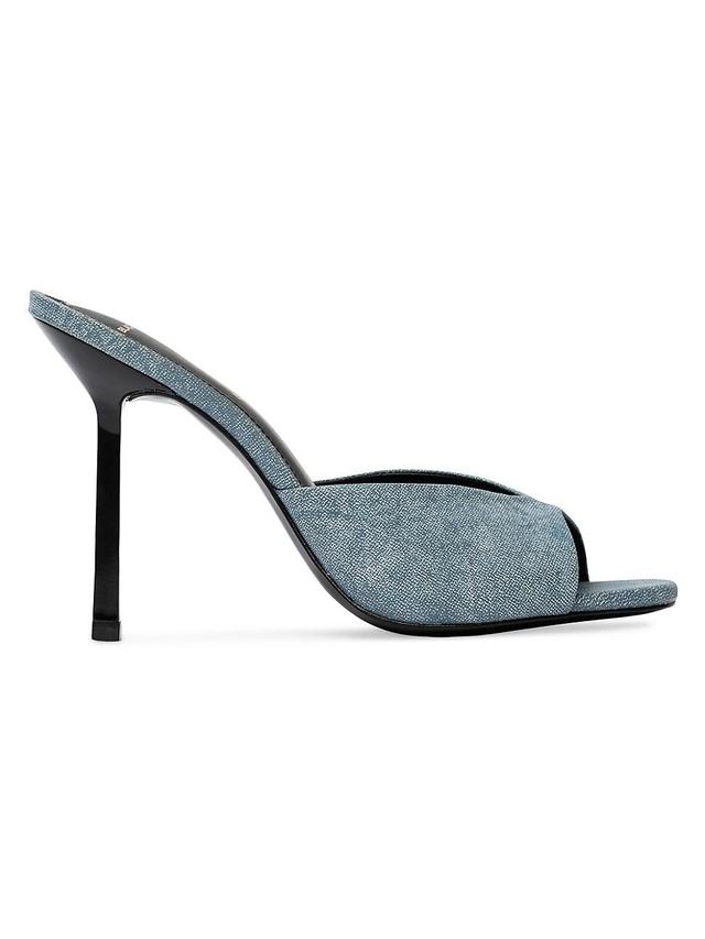 Womens Nori 100MM Denim Mules Product Image