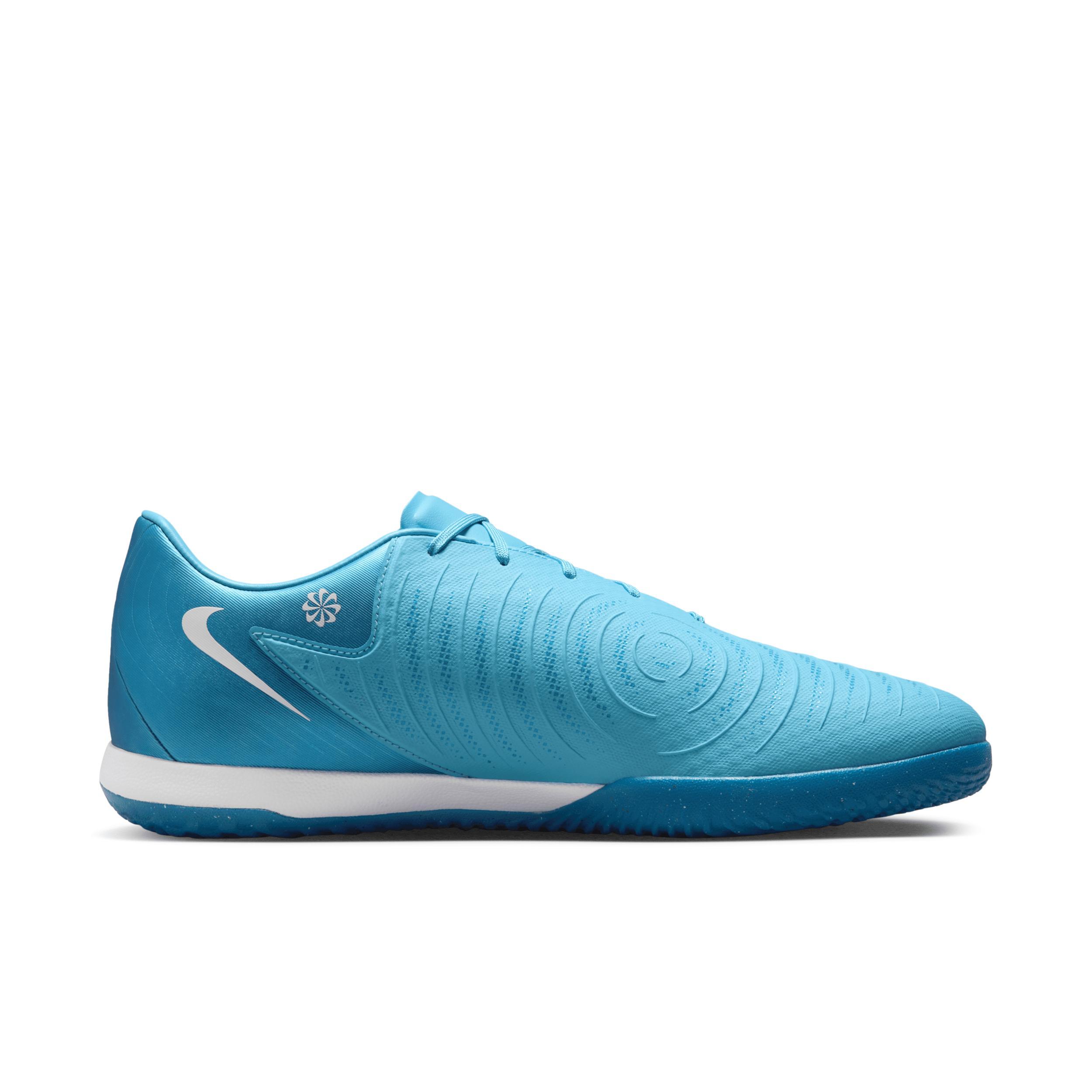 Nike Mens Nike Phantom GX II Academy IC - Mens Soccer Shoes Blue Fury/White Product Image