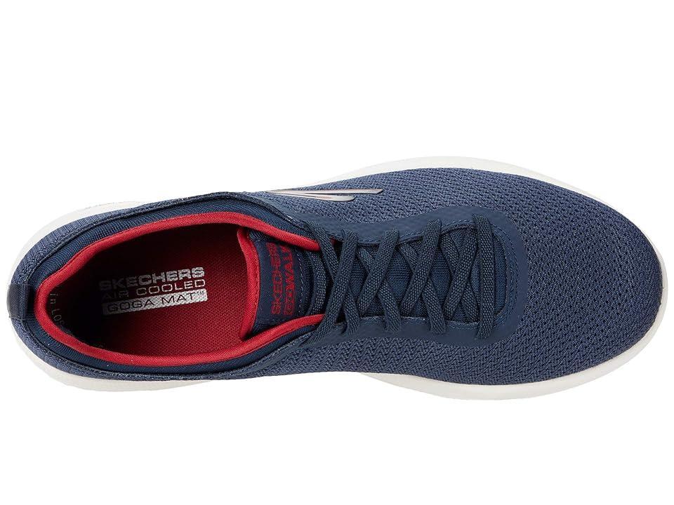 SKECHERS Performance Go Walk Max Deluxe - 216142 (Navy/Red) Men's Shoes Product Image