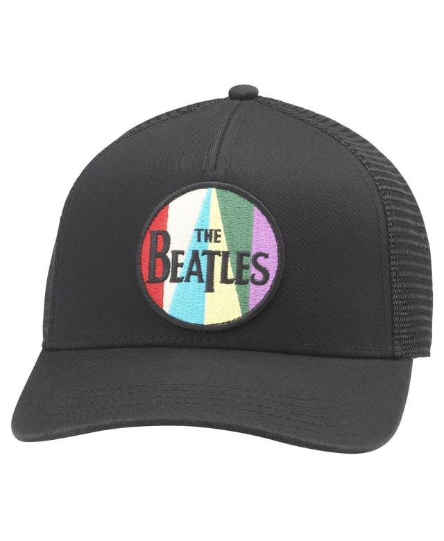 American Needle Mens Black The Beatles Valin Snapback Hat Product Image