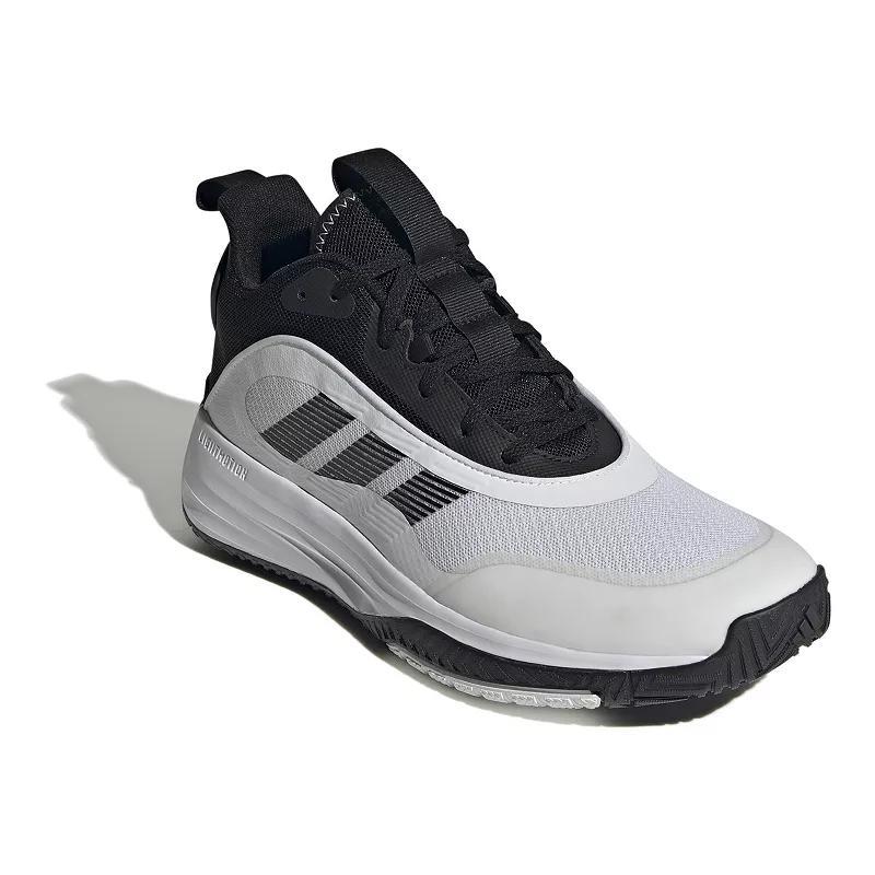 adidas Own The Game 3.0 Black/Black) Men's Basketball Shoes Product Image