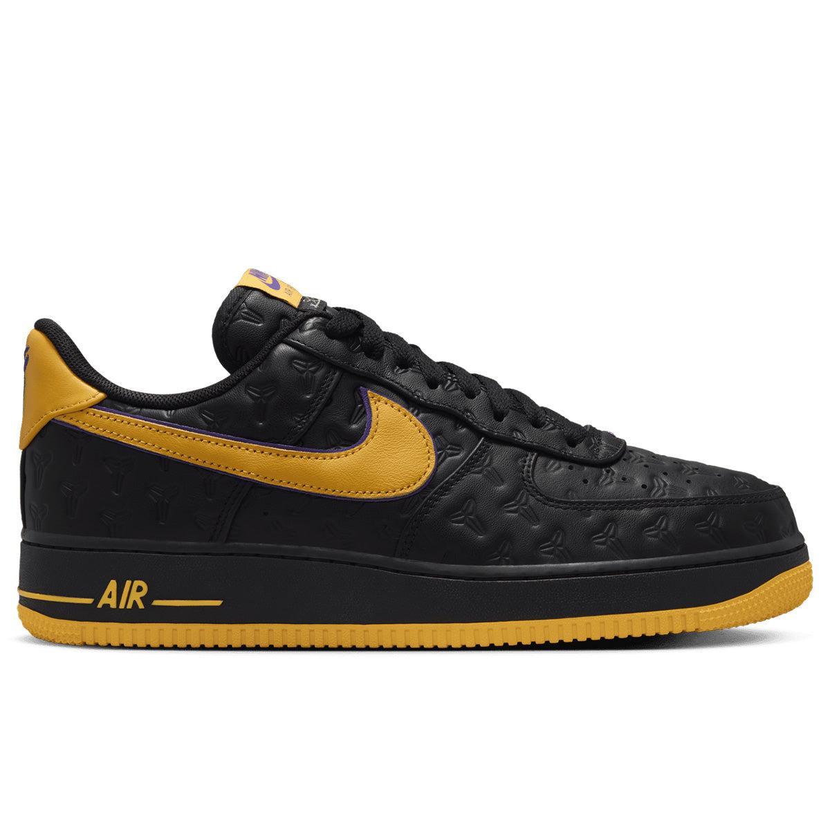 Nike x Kobe Bryant Air Force 1 Low Retro QS - Black/Varsity Maize/Varsity Purple Male Product Image