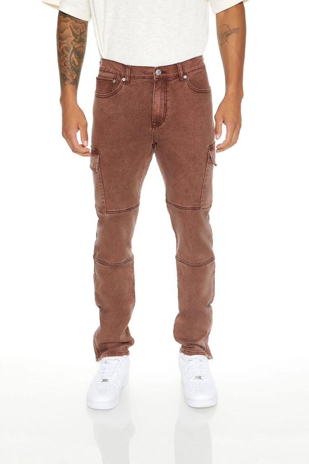 Slim-Fit Cargo Jeans | Forever 21 Product Image