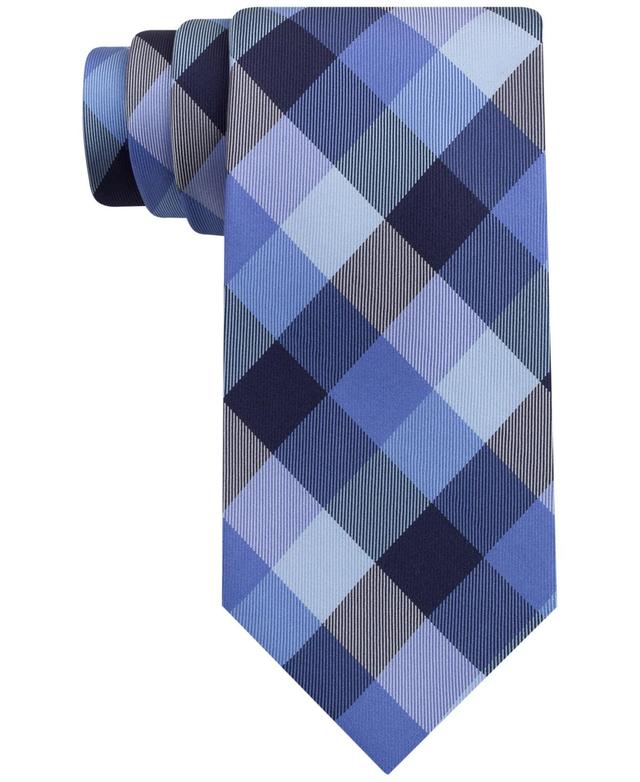 Tommy Hilfiger Mens Buffalo Check Tartan Silk Tie Product Image