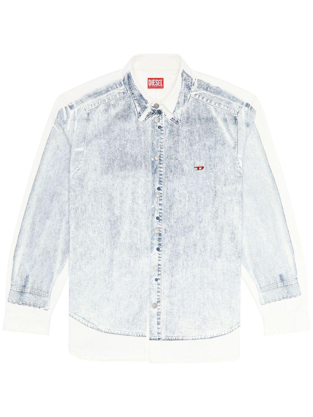 D-simply-over-s Denim Shirt In 01 Product Image