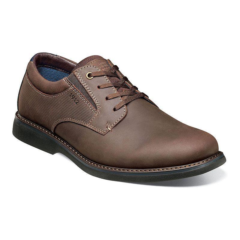 Nunn Bush Otto Plain Toe Oxford Crazy Horse) Men's Shoes Product Image