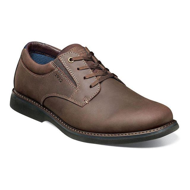 Nunn Bush Otto Mens Leather Plain Toe Oxford Shoes Product Image