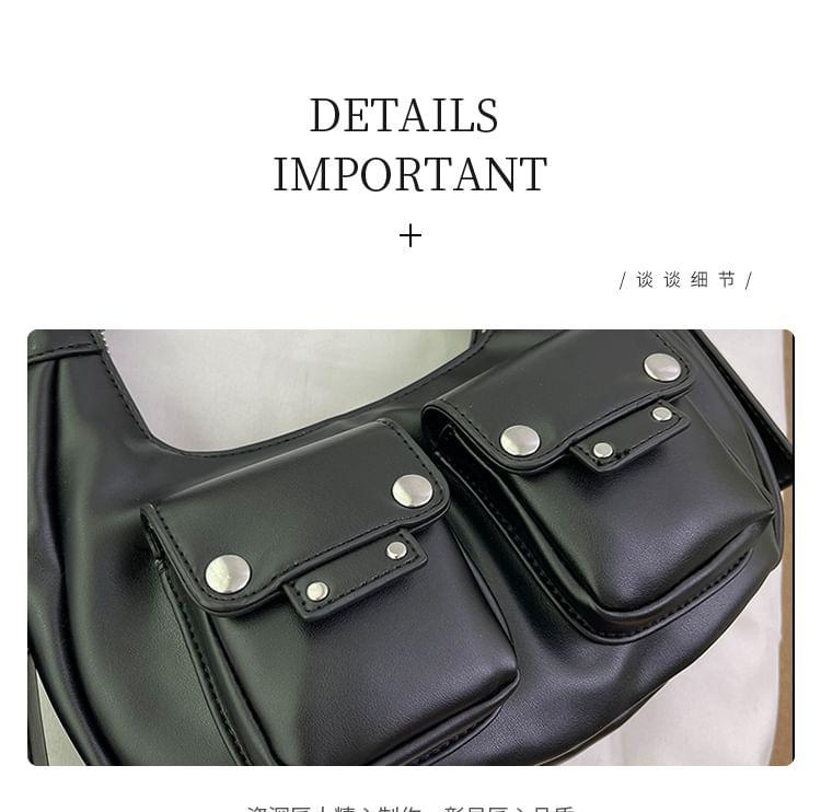 Flap Studded Shoulder Bag Product Image