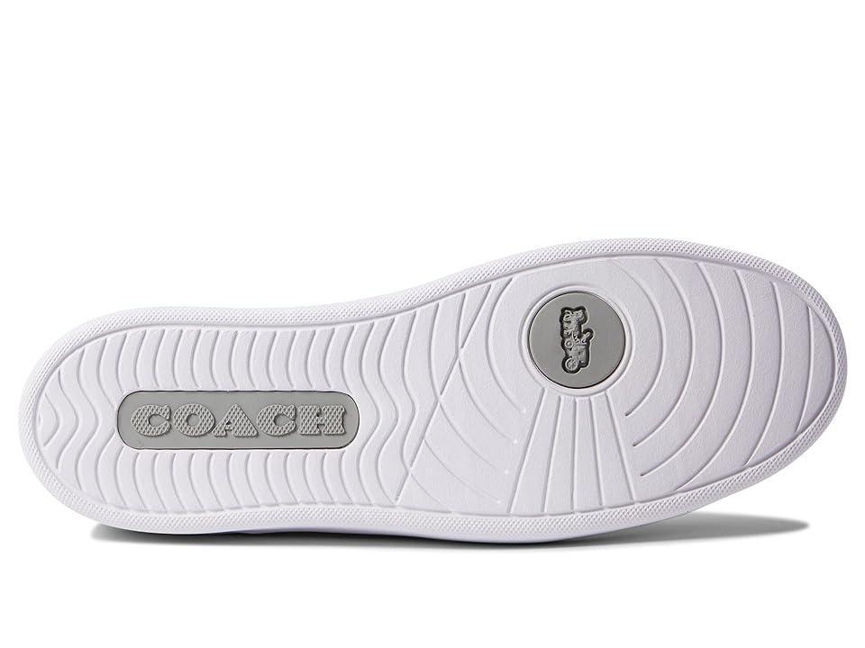 COACH Lowline Leather Low Top (Optic ) Men's Shoes Product Image