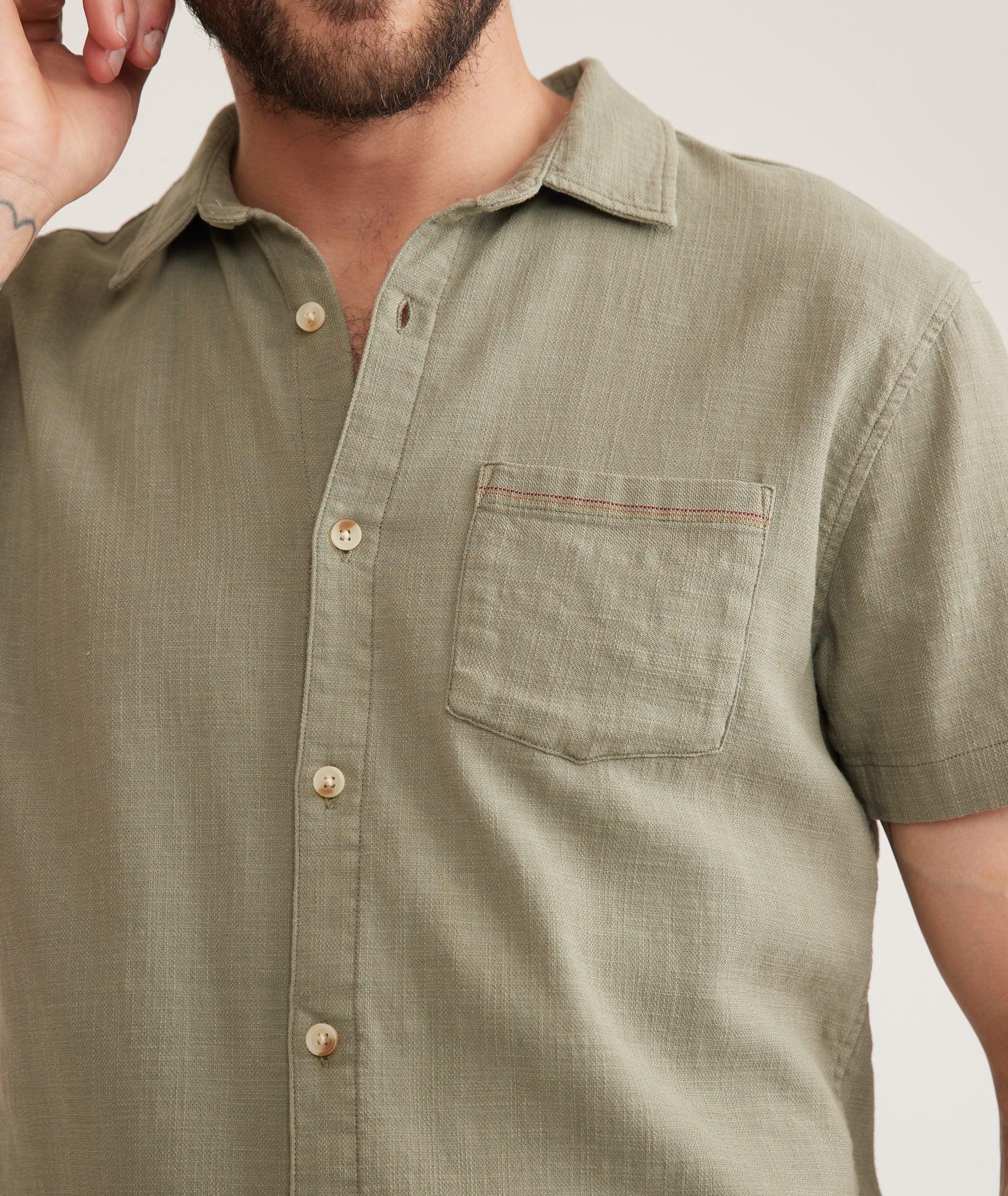 Stretch Selvage Short Sleeve Shirt Product Image