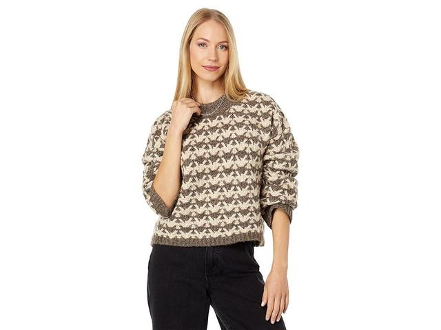 Madewell Aldridge Crop Pullover Sweater (Heather Otter) Women's Sweater Product Image