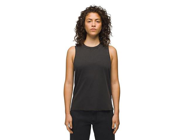 Prana Everyday Vintage Washed Tank (Charcoal) Women's Clothing Product Image