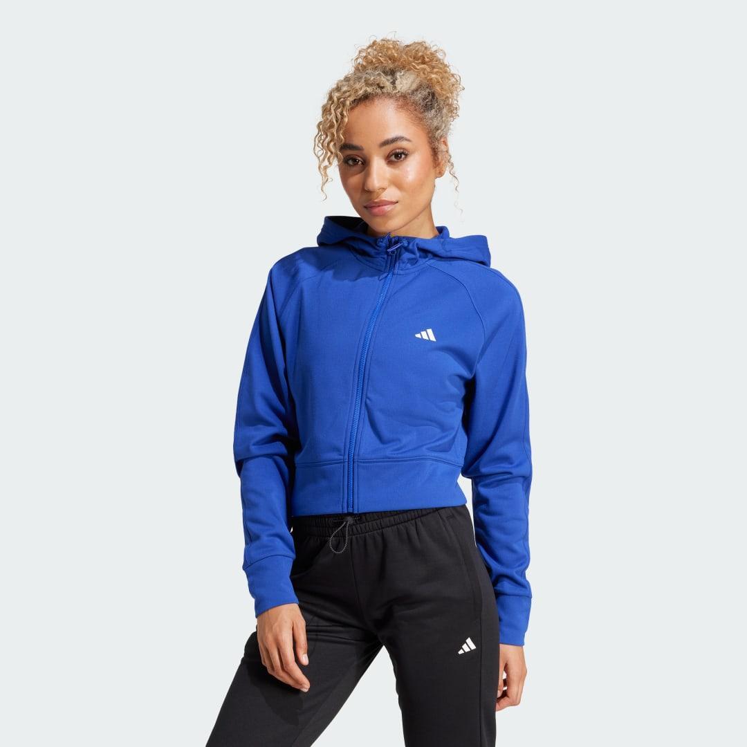 AEROREADY Game and Go Full-Zip Hooded Fleece Jacket Product Image