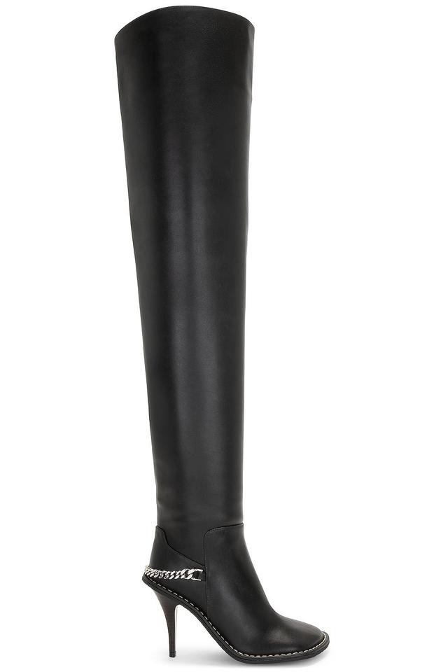 Stella McCartney Ryder Over The Knee Boot in Black - Black. Size 36 (also in 38). Product Image