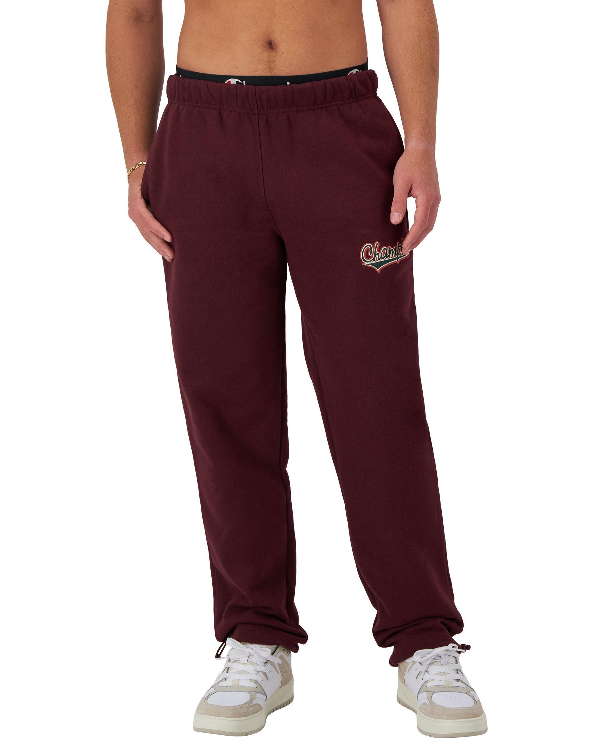 Mens Champion Reverse Weave Puddle Pants, 32.5 Oakmoss Olive L Product Image