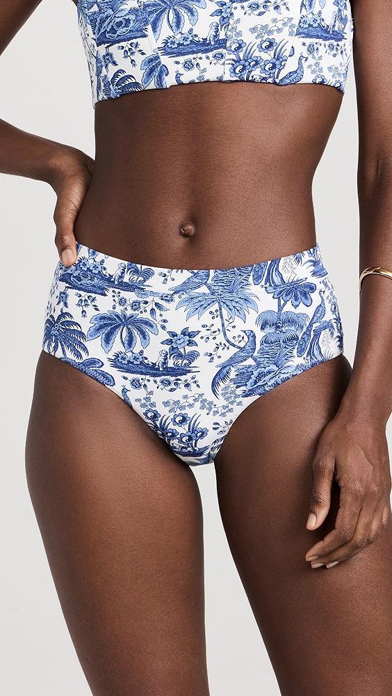 STAUD Devon High Rise Bikini Bottoms | Shopbop Product Image