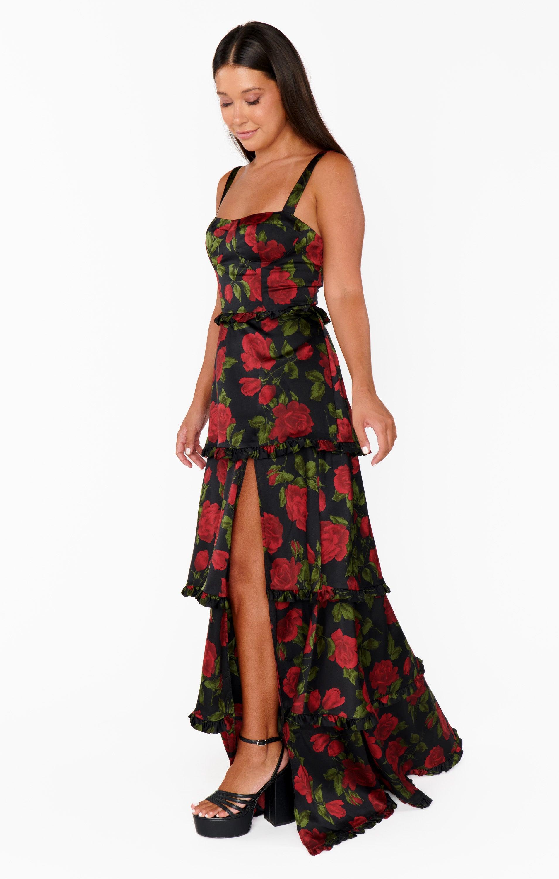 Lady Corset Dress ~ Send Me Roses Product Image