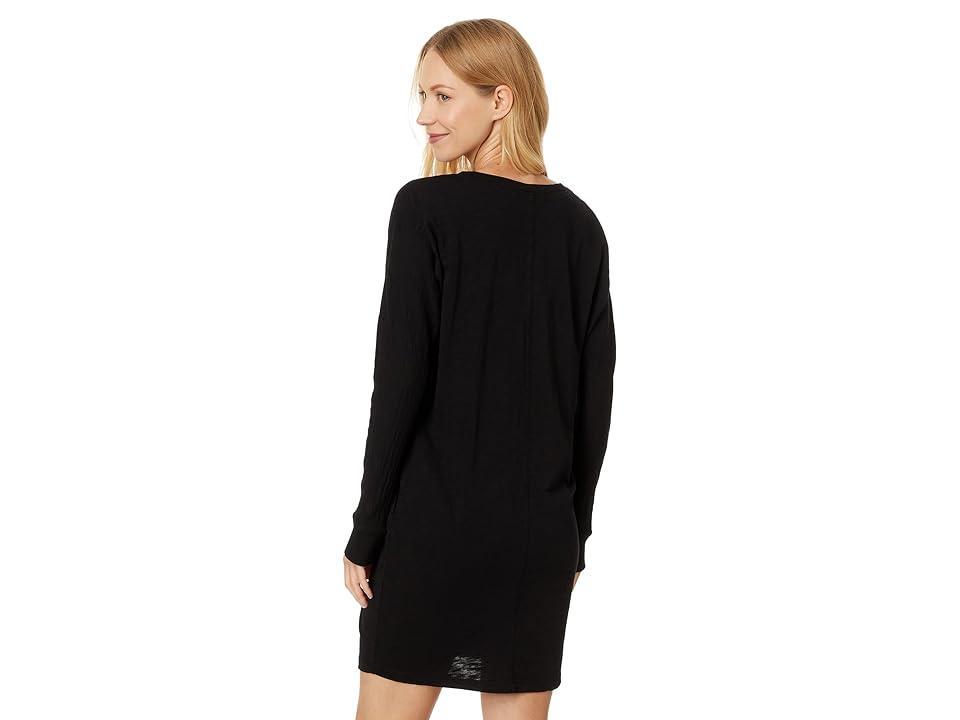 Mod-o-doc Long Sleeve V-Neck Dolman Sleeve Dress Women's Dress Product Image