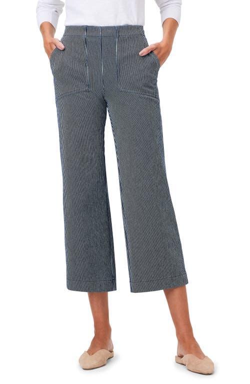 Womens All Day Stripe Wide-Leg Jeans Product Image