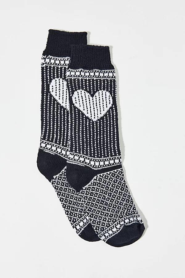 American Trench Heart Cable Knit Sock Womens at Urban Outfitters Product Image