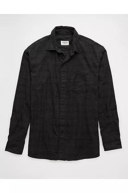 AE Everyday Flannel Plaid Button-Up Shirt Men's Product Image