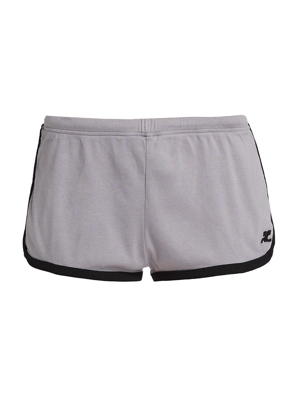 Womens Contrast Mini Dolphin Shorts Product Image