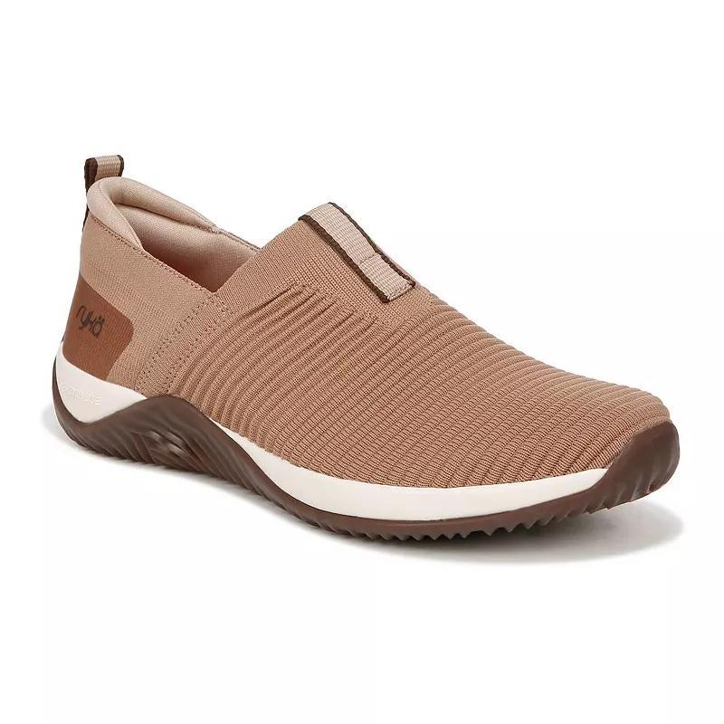 Ryka Echo Knit Womens Slip-on Sneakers Purple Taupe Product Image