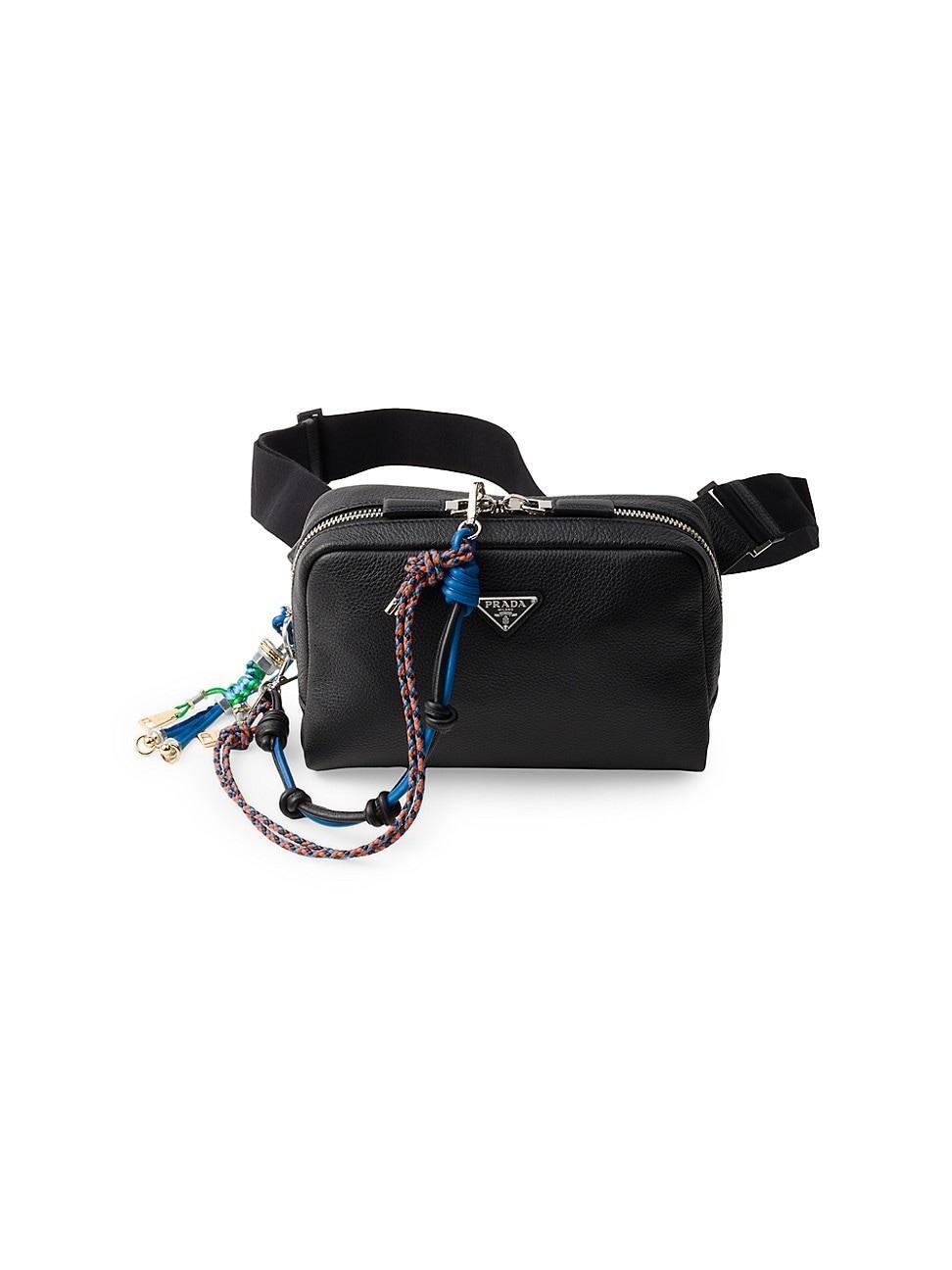 Mens Leather Shoulder Bag with Trick Product Image