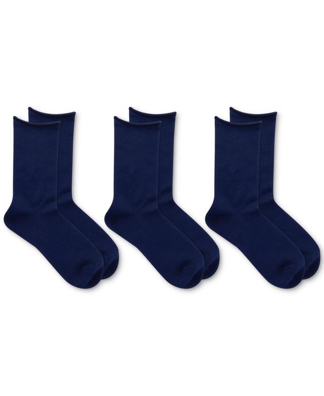 Lauren Ralph Lauren Womens Super Soft 3pk Roll-Top Socks Product Image