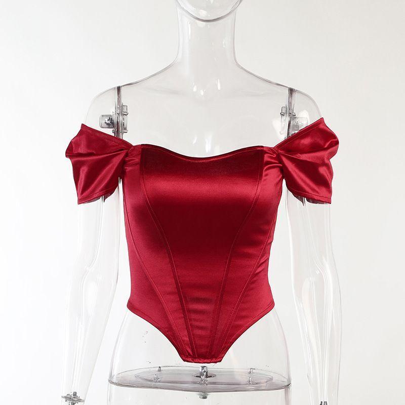 Off-Shoulder Corset Top Product Image