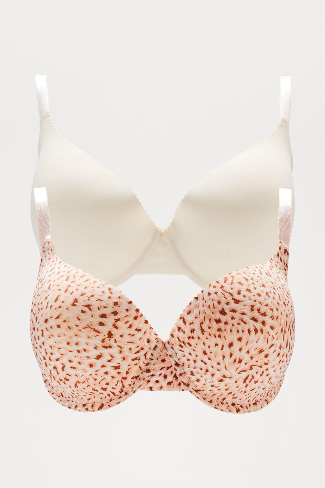 Wild and Out 2 Pack Bras - Leopard Product Image