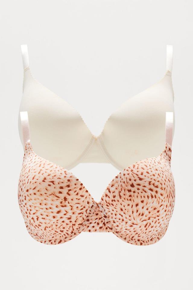 Wild and Out 2 Pack Bras - Leopard Product Image