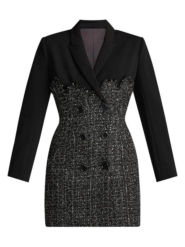 Womens Tweed Blazer Corset Minidress Product Image