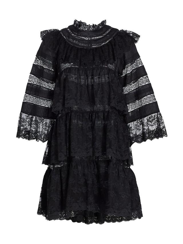 Womens Oralie Lace Tiered Dress Product Image