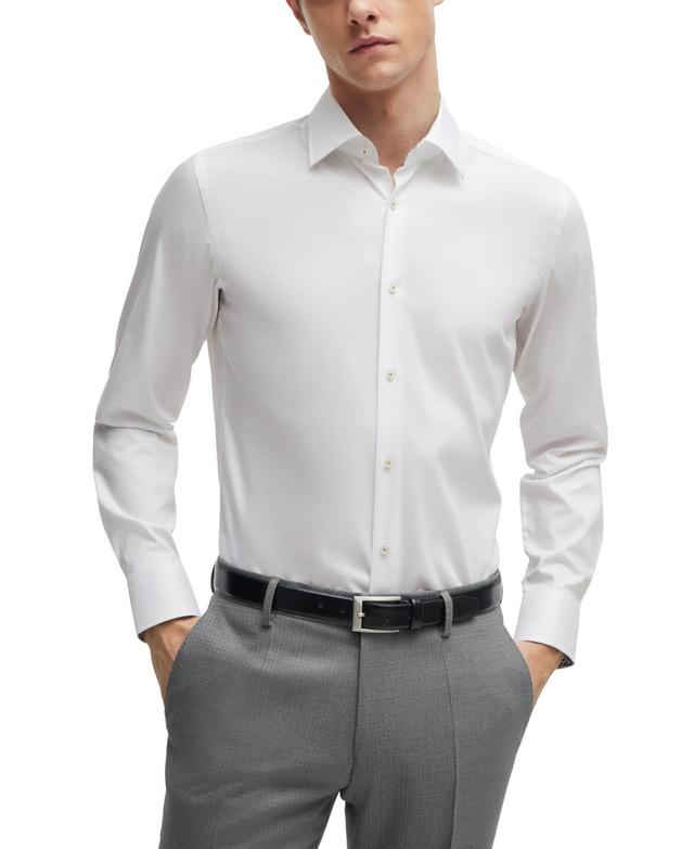 Boss by Hugo Boss Mens Easy-Iron Slim-Fit Dress Shirt Product Image