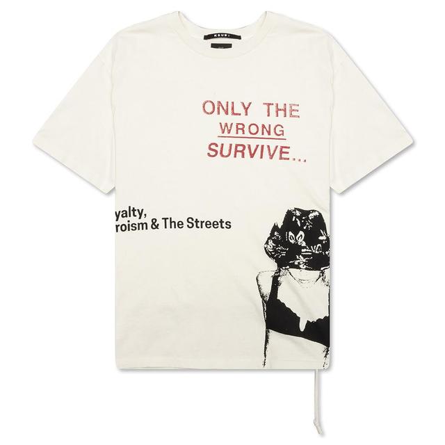 Survive Biggie S/S Tee - Chalk Male Product Image