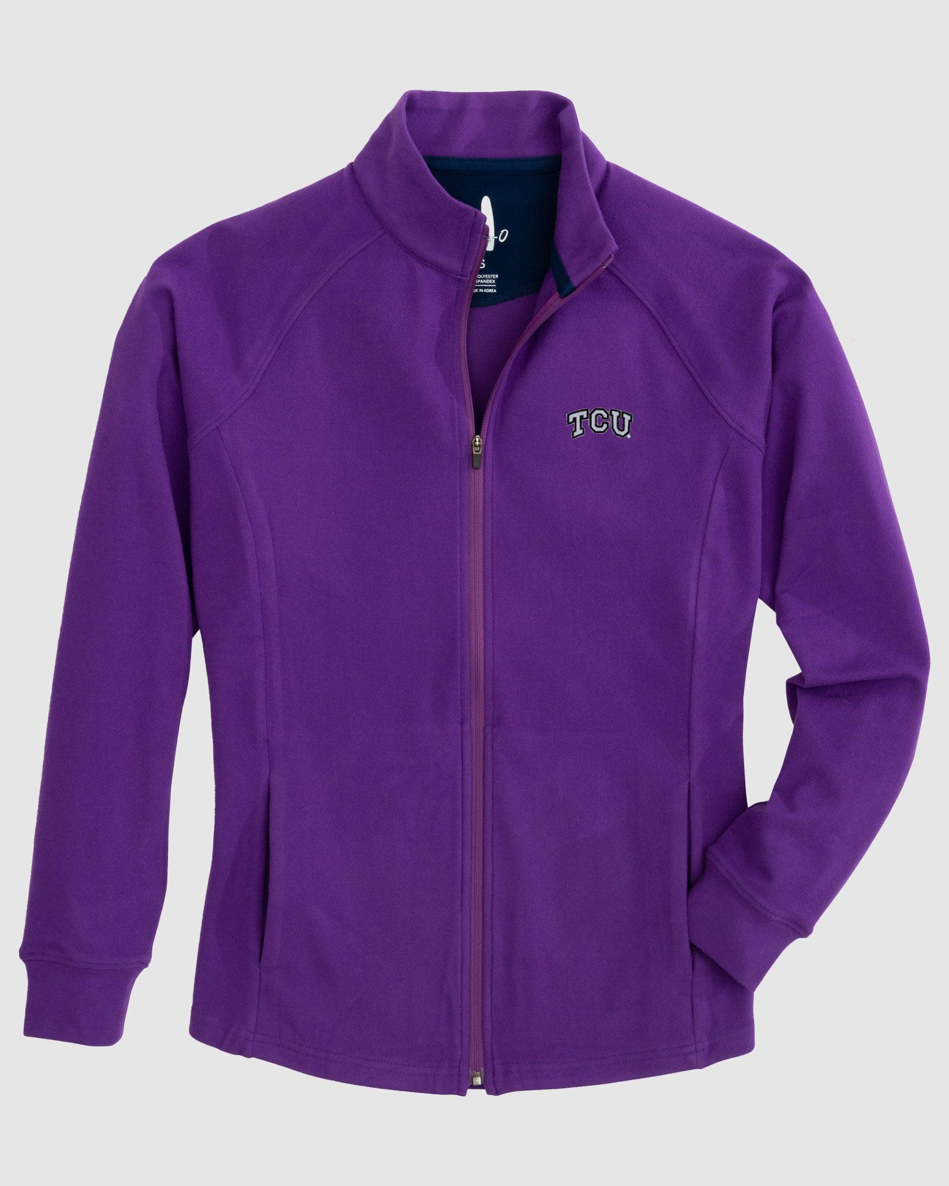 johnnie-O Louisiana State Blakey Full Zip Fleece Jacket Product Image